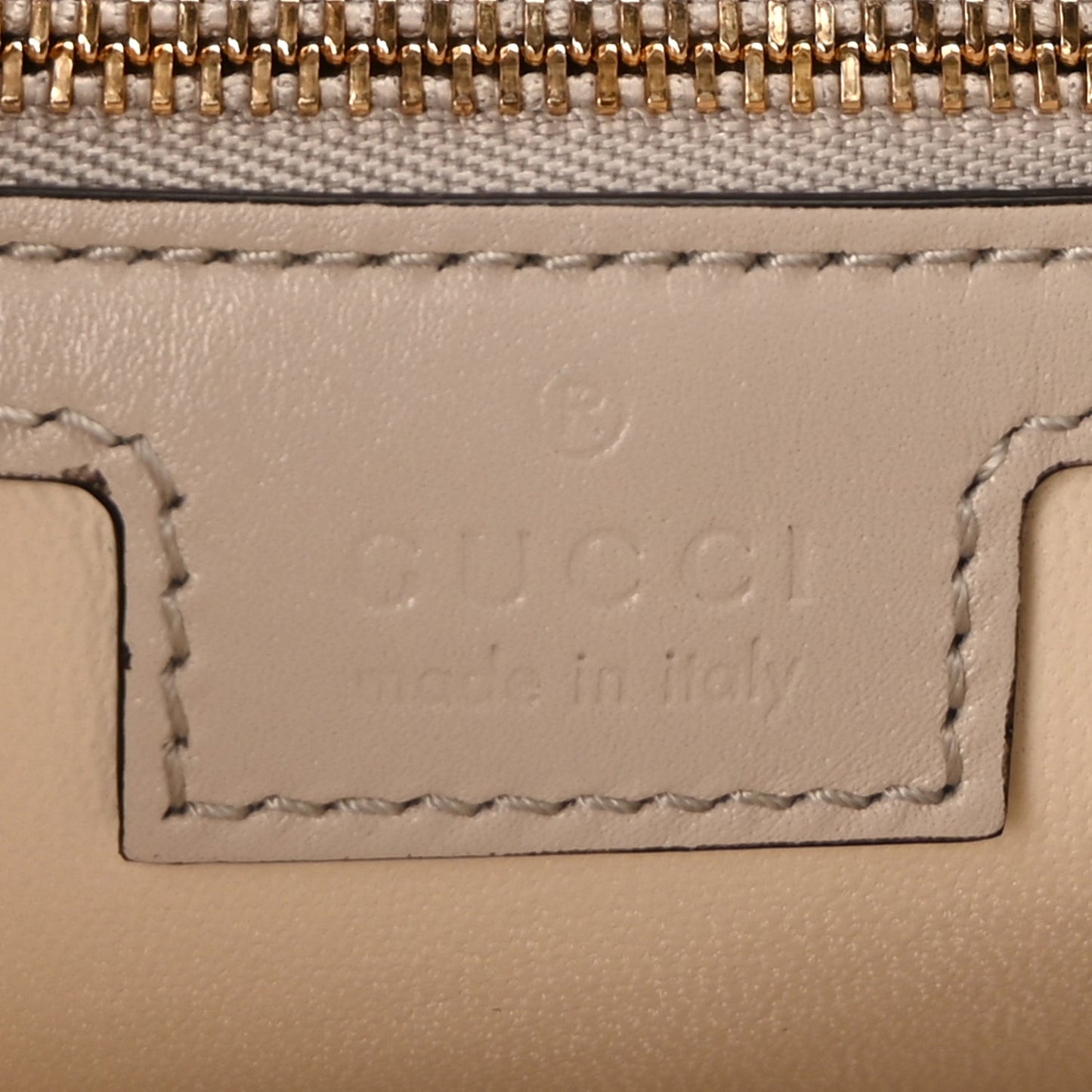 Ancora Calfskin Web Small Jackie Shoulder Bag Light Grey