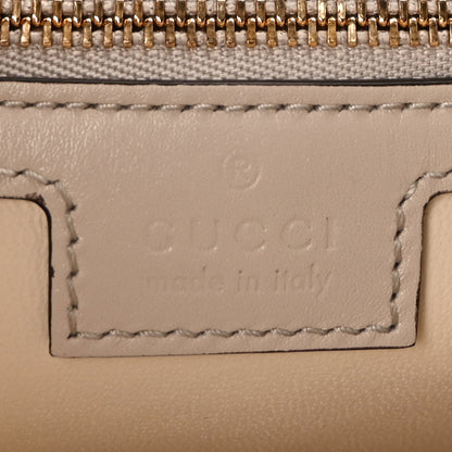 Gucci Ancora Calfskin Web Small Jackie Shoulder Bag Light Grey 5 of 8