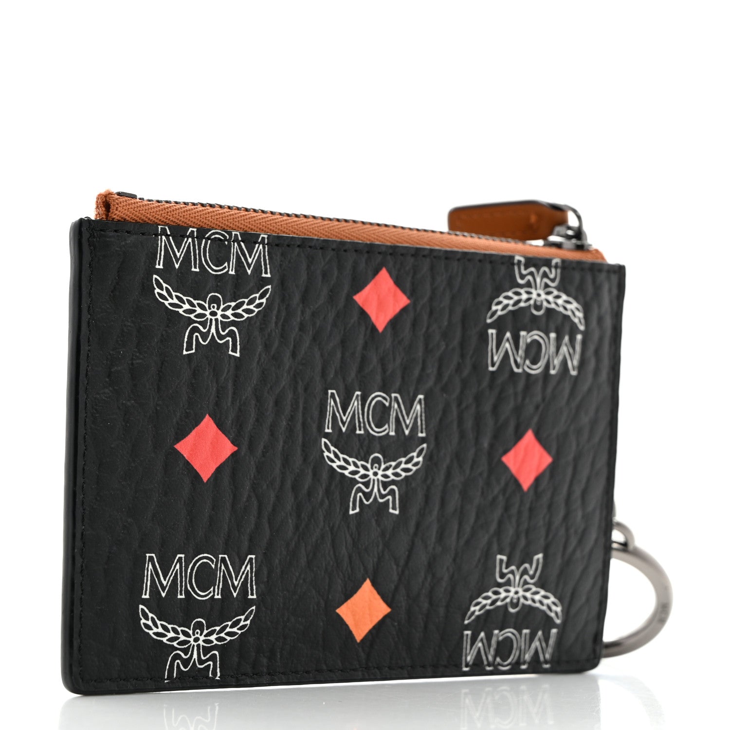 MCM Visetos Key Pouch Spectrum Diamond Black 3 of 8