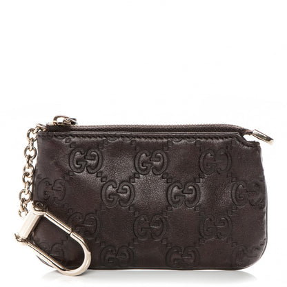 Gucci Guccissima Key Case Chocolate 1 of 6