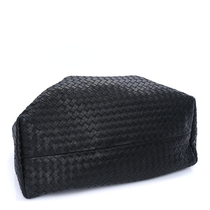 Bottega Veneta Calfskin Intrecciato Pinacoteca Reversible Tote Black Fondant 3 of 4