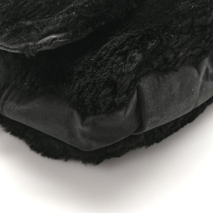 Chanel Rabbit Fur Sport Flap Flap Black 9 of 10