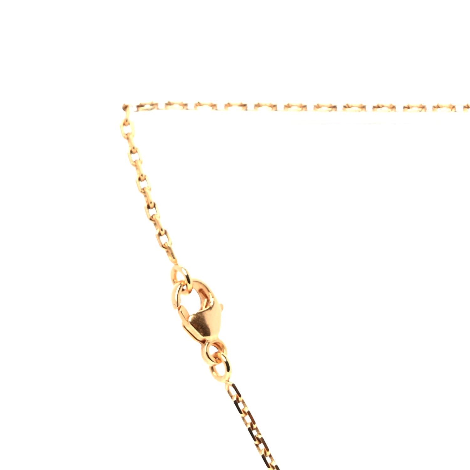 Hermes Gold Lacquered Cage d' Pendant Necklace 4 of 6