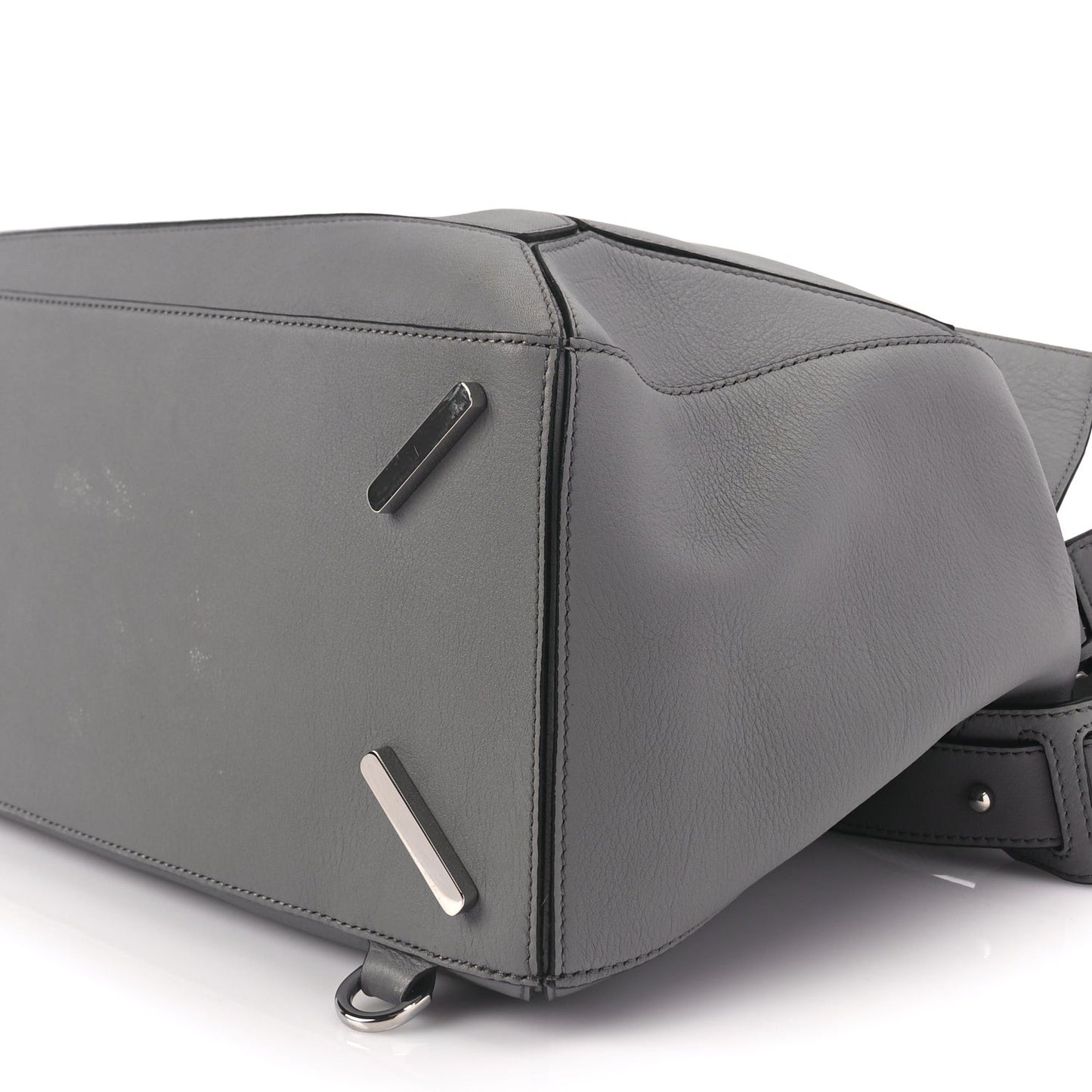 Calfskin Large Puzzle Bag Grey