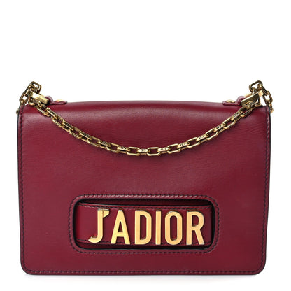 Christian Dior Calfskin J'Adior Chain Flap Bag Red 1 of 8