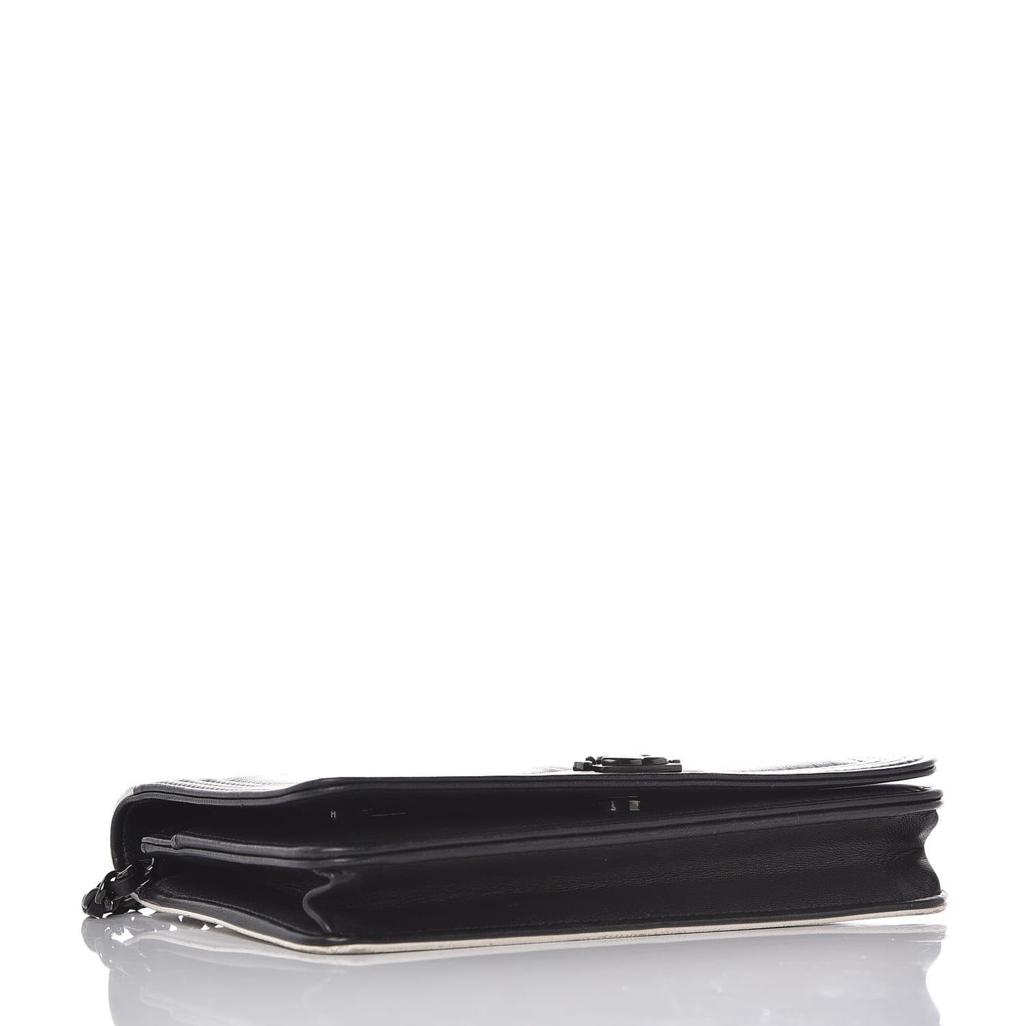 Lambskin Boy Wallet on Chain WOC So Black