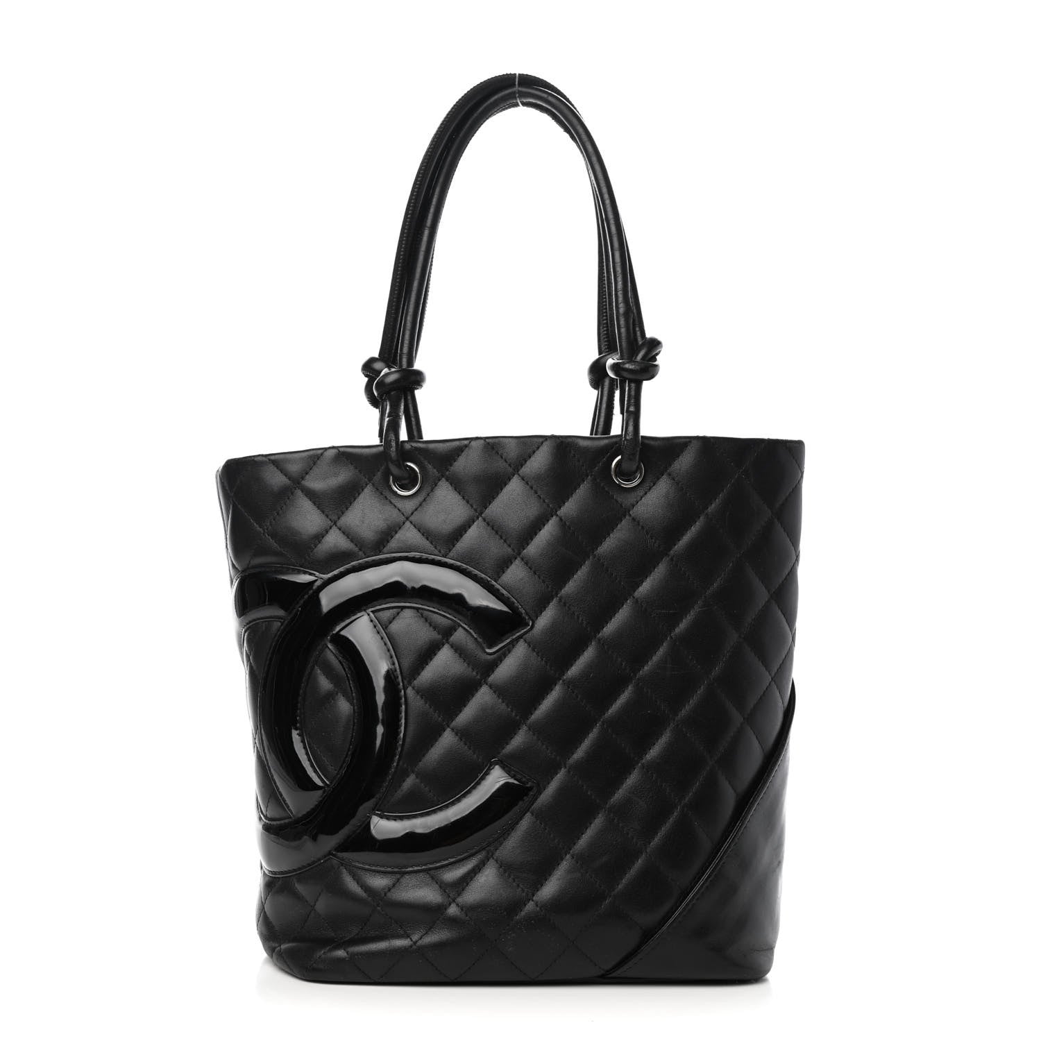 Chanel Calfskin Quilted Medium Cambon Tote Black 1 of 14
