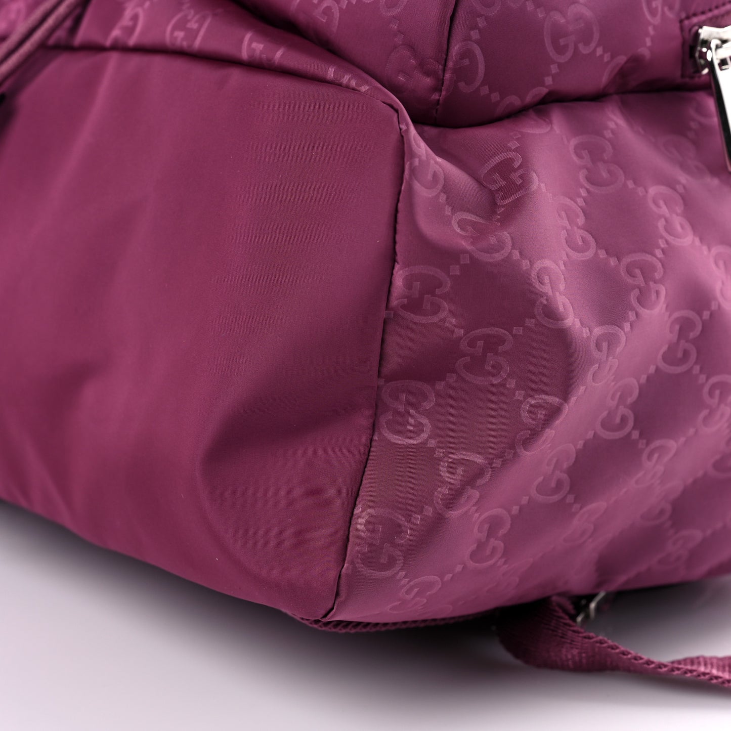 Nylon Monogram Small Single Buckle Backpack Pink