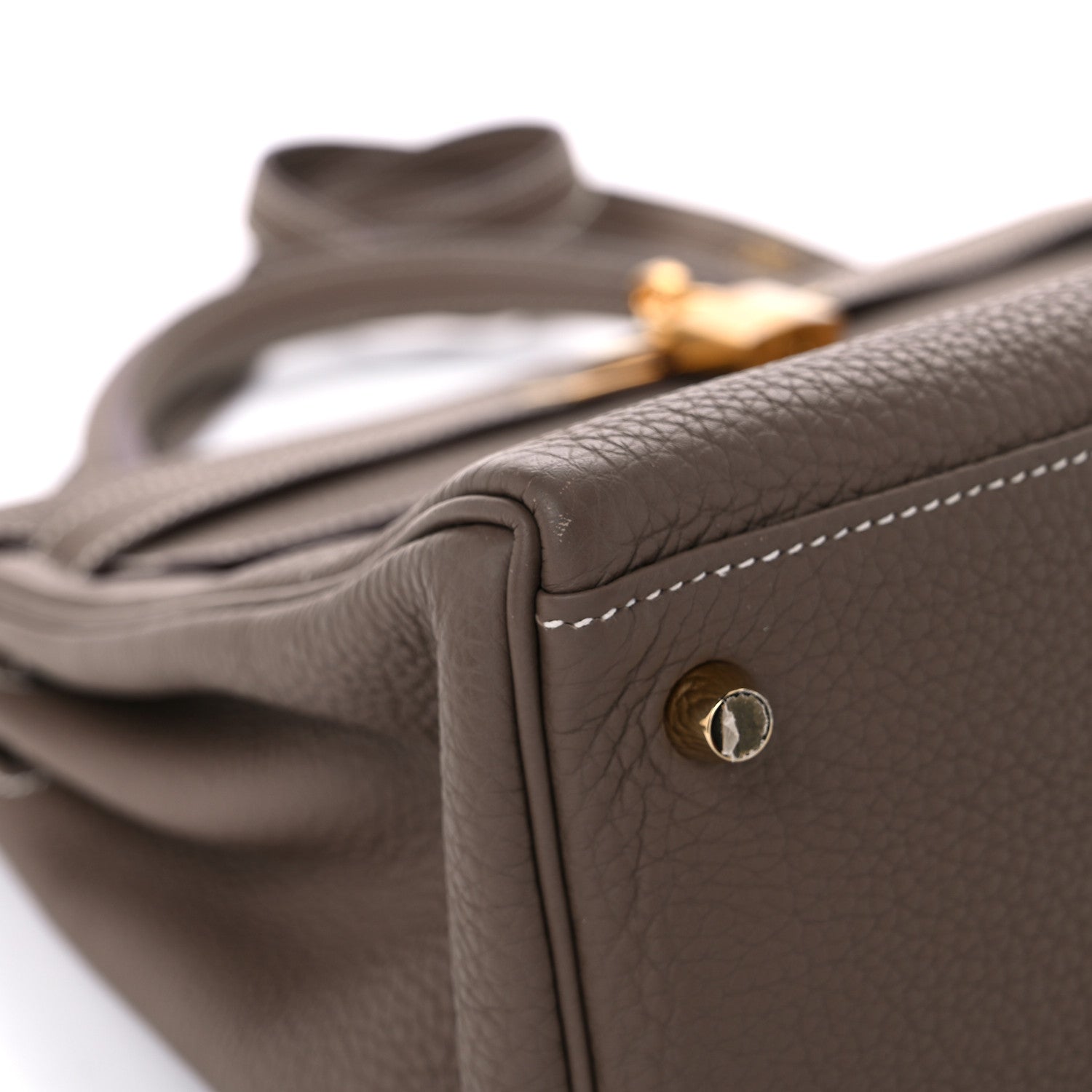 Hermes Togo Kelly Retourne 32 Etoupe 8 of 15