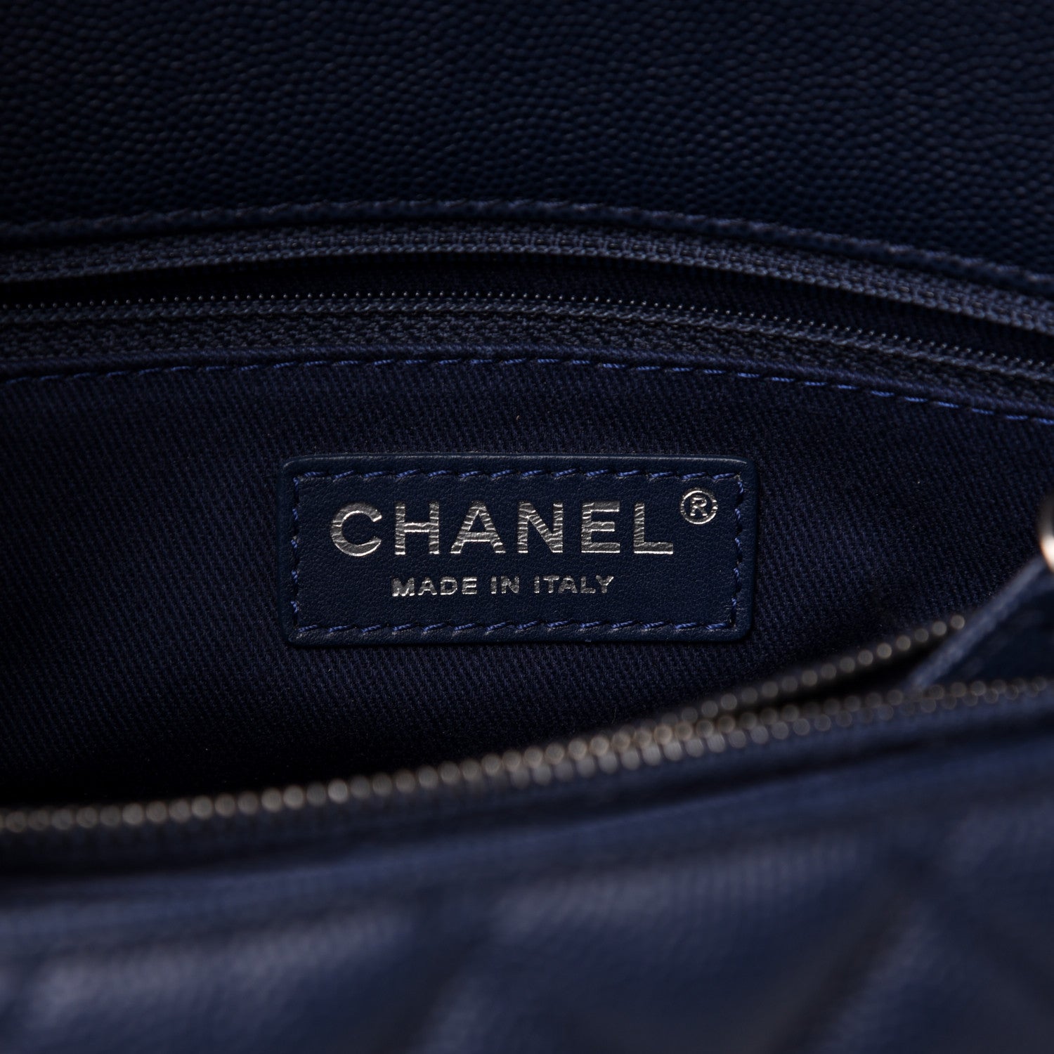 Chanel Caviar Quilted Small Coco Handle Flap Navy 7 of 12