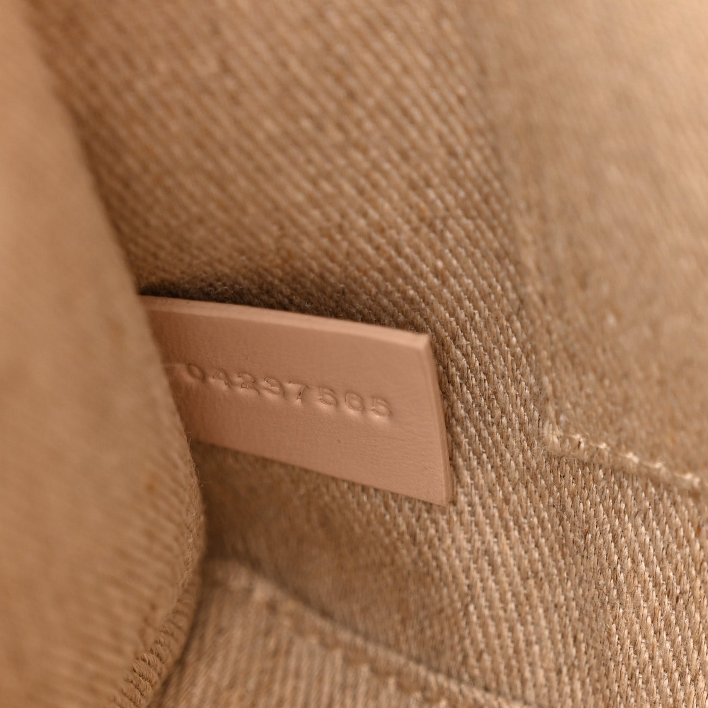 Calfskin Small Woody Tote Cement Pink