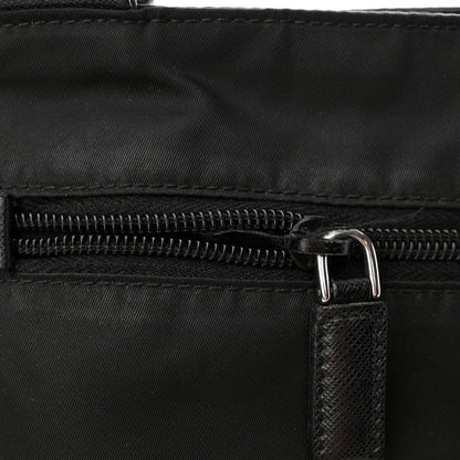 Prada Nylon Vela Flat Messenger Bag Black 10 of 10