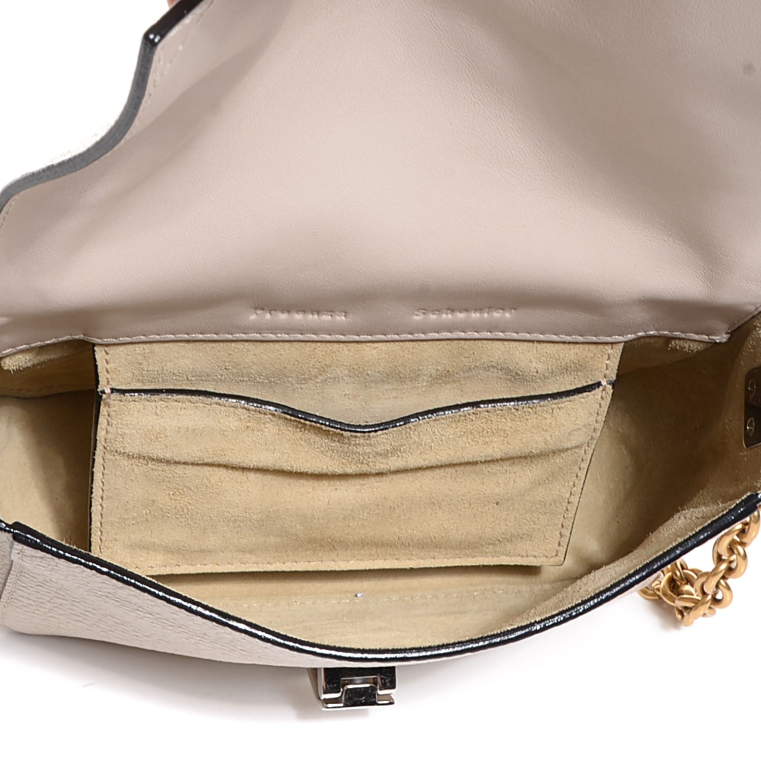 Proenza Schouler Pebbled Calfskin Extra Small Courier Talc 5 of 10