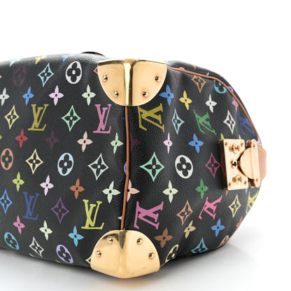 Louis Vuitton Monogram Multicolor Speedy 30 Black 9 of 10