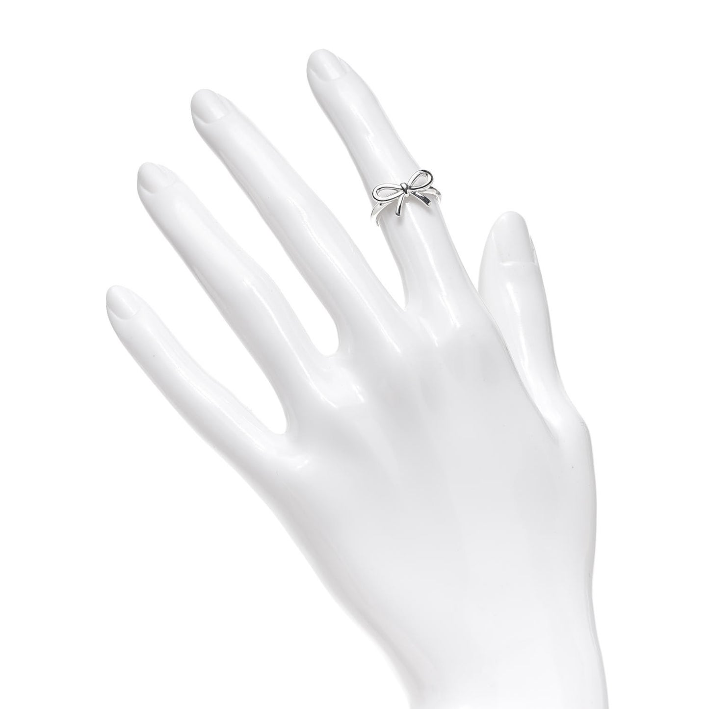 Sterling Silver Bow Ring 47 4