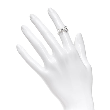 Tiffany Sterling Silver Bow Ring 47 4 2 of 6