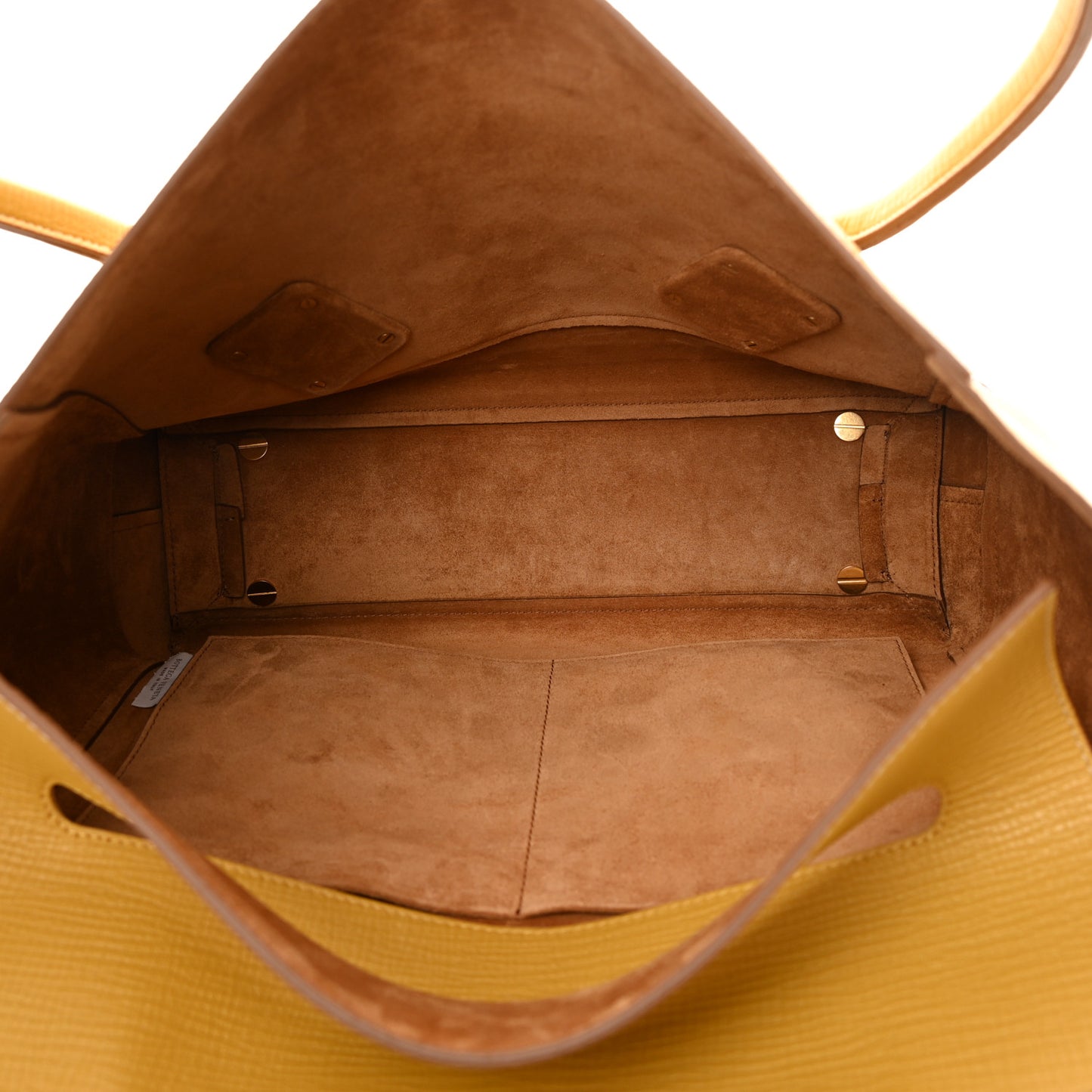 Grainy Calfskin Small Arco Curry