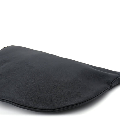 Gucci Grained Calfskin Large B Shoulder Bag Black 9 of 9