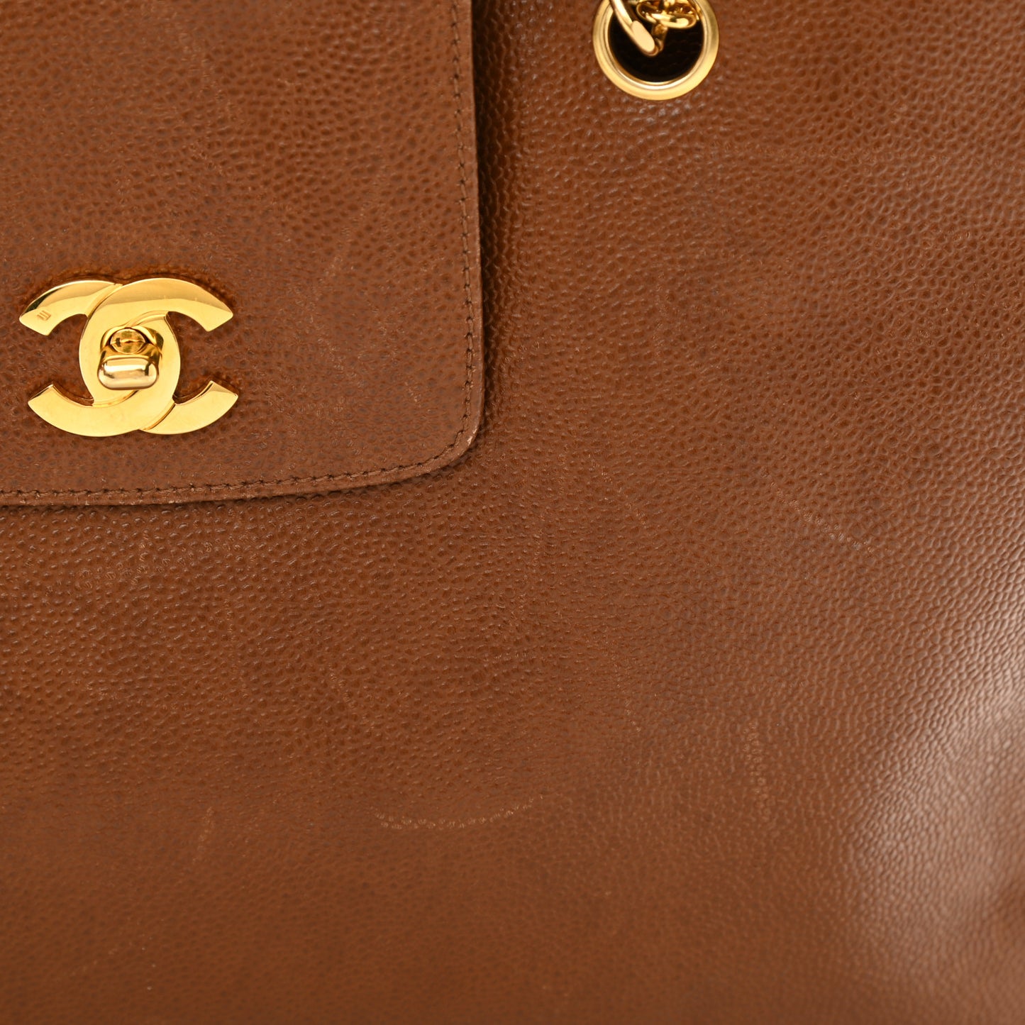 Caviar Shoulder Bag Brown