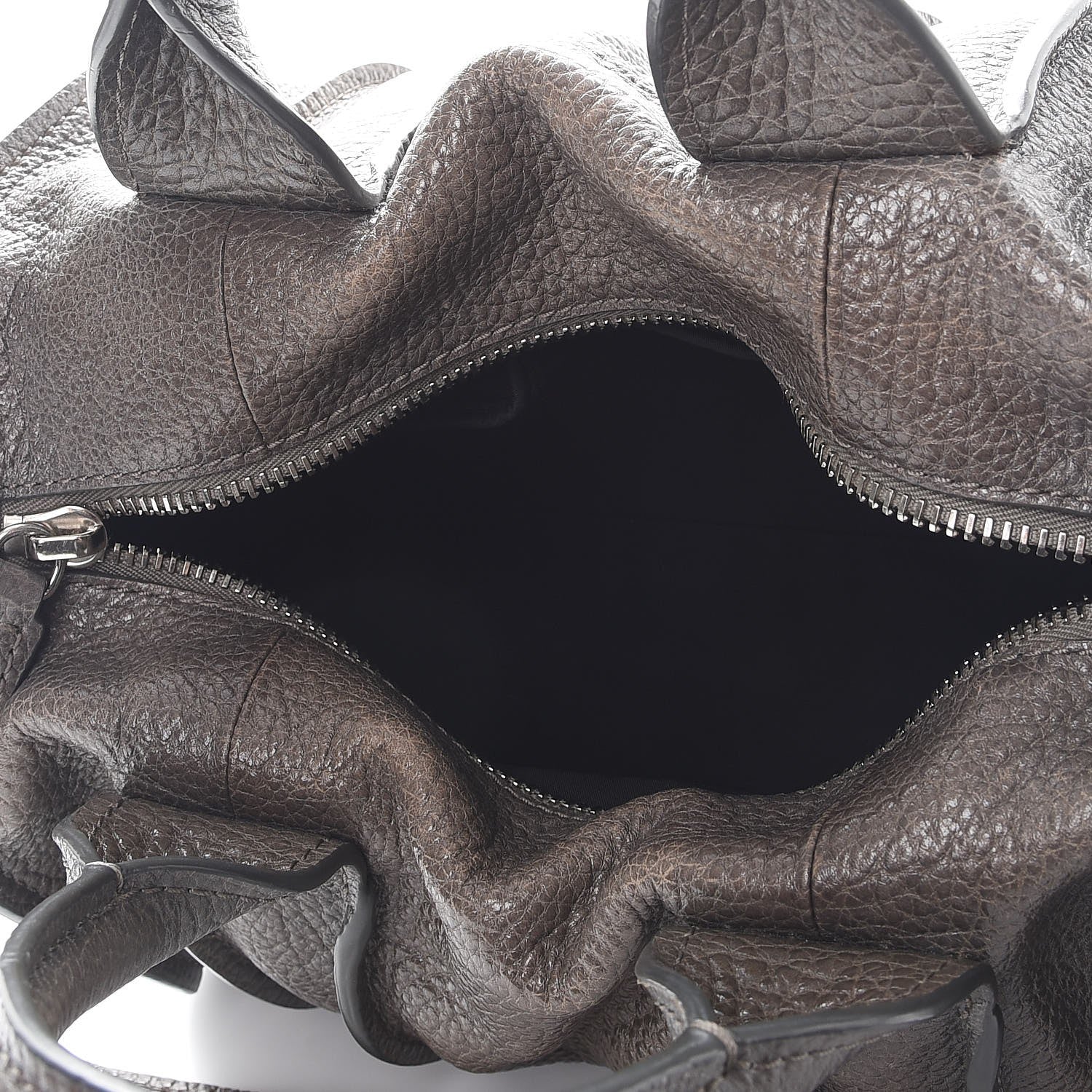 Alexander Wang Pebbled Lambskin Inside Out Rocco Grey 6 of 9