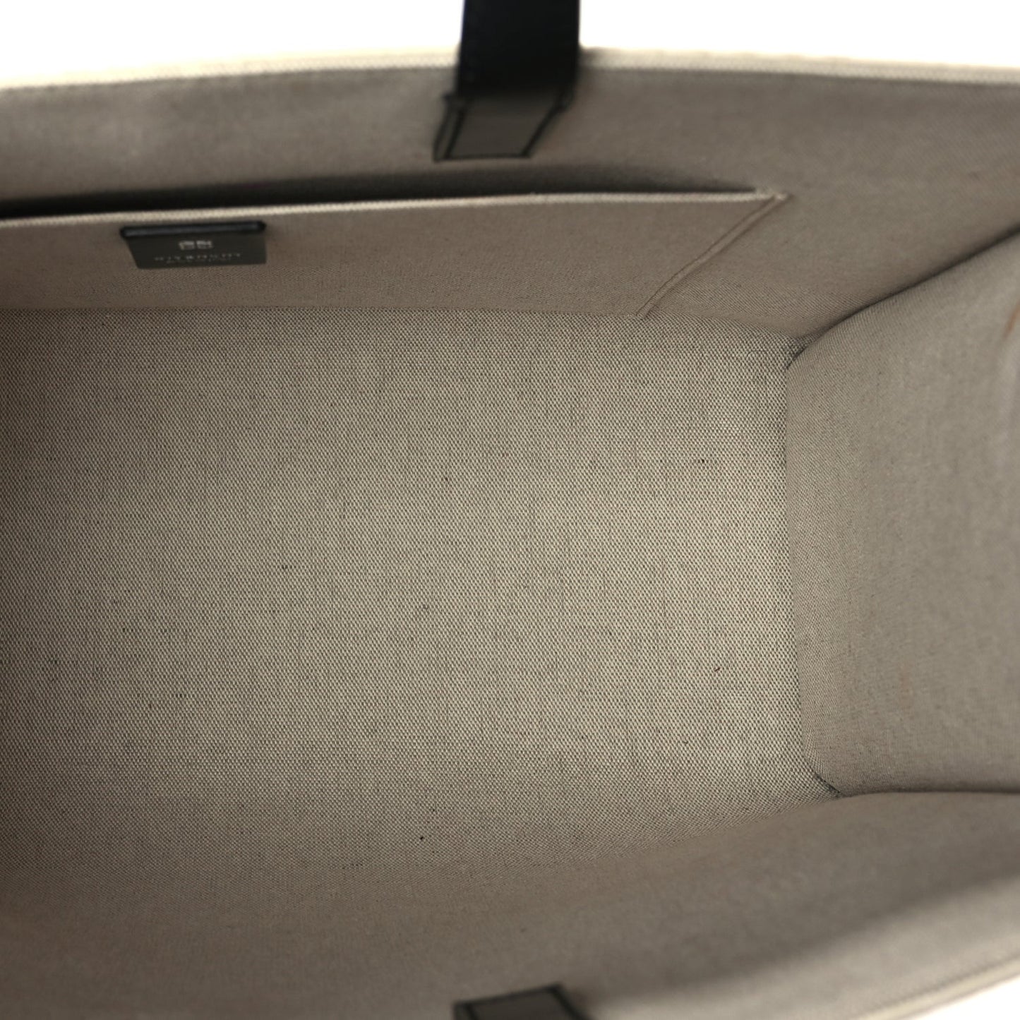 Canvas Logo 4G Embossed Medium Tote Beige Black