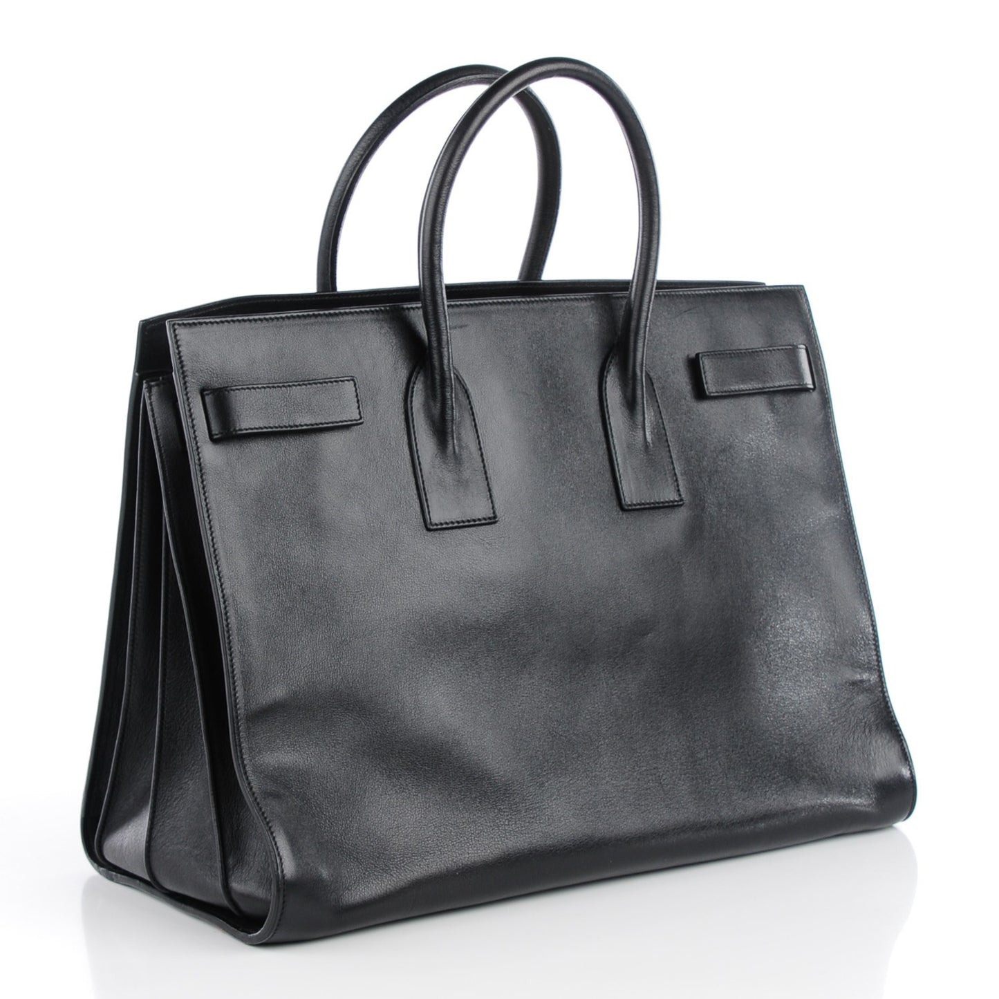 Calfskin Large Sac de Jour Carryall Black