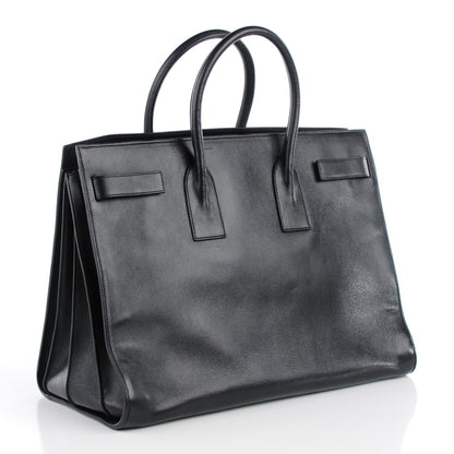 Saint Laurent Calfskin Large Sac de Jour Carryall Black 3 of 8