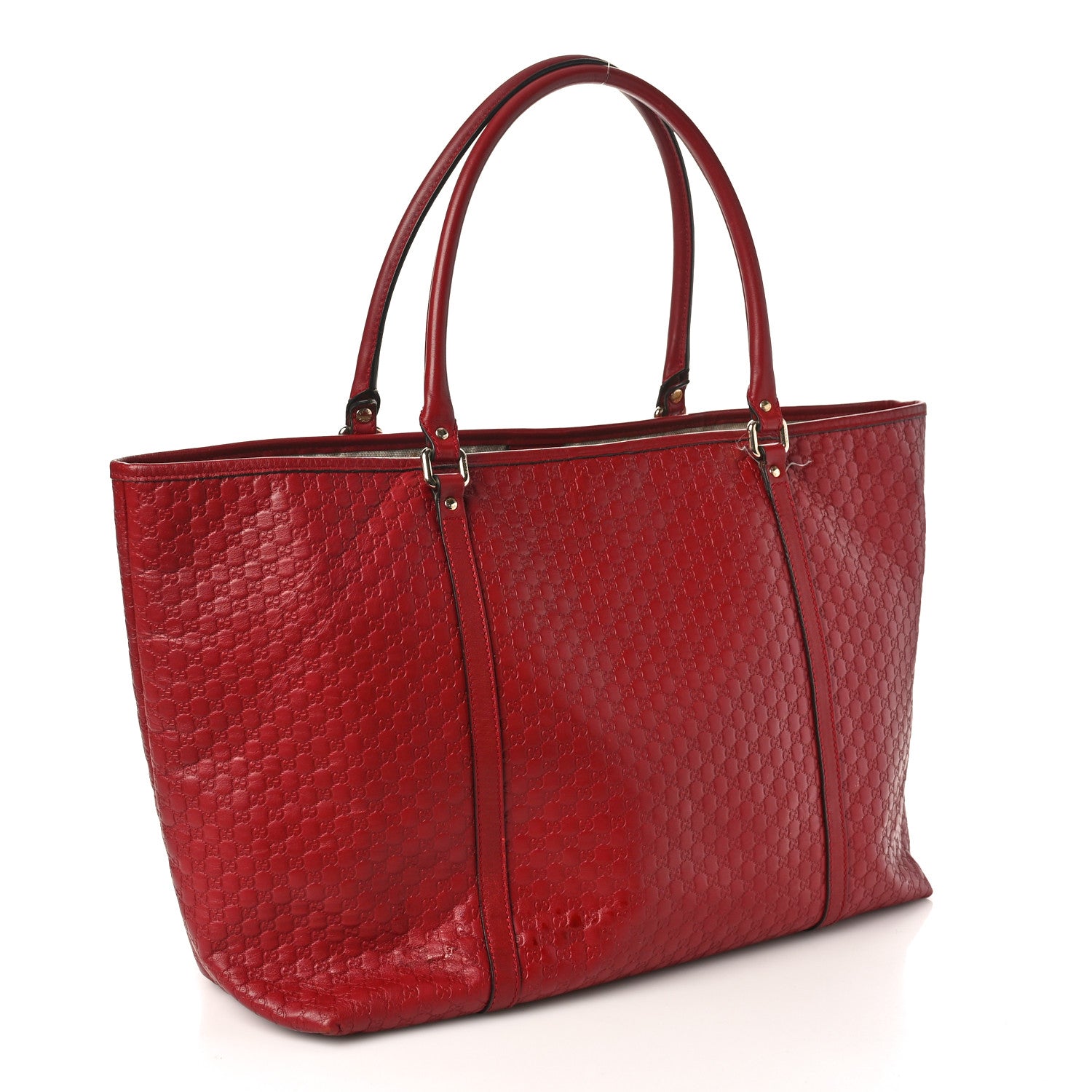 Gucci Microguccissima Large Joy Tote Red 3 of 16