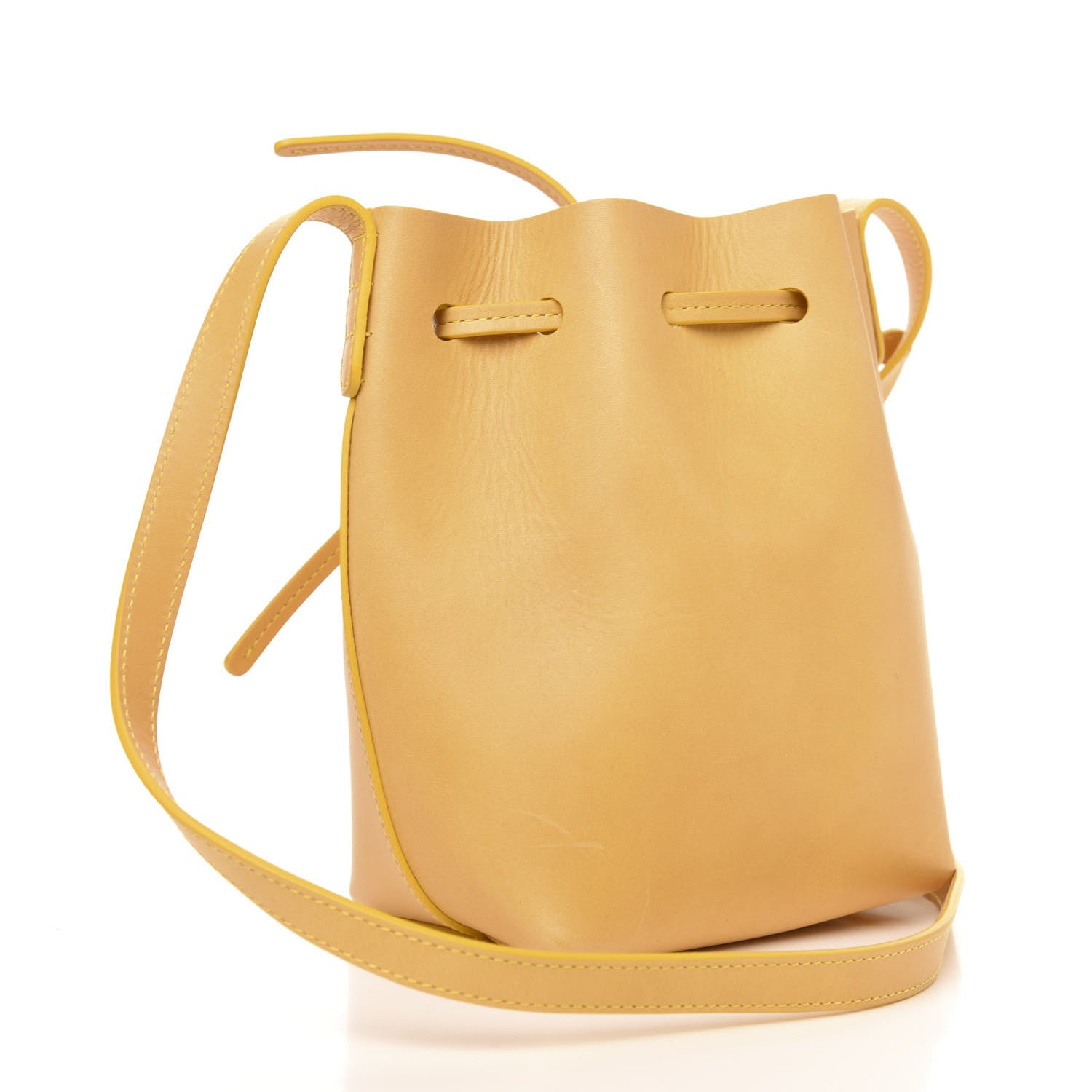 Mansur Gavriel Calfskin Mini Bucket Bag Sun 3 of 10
