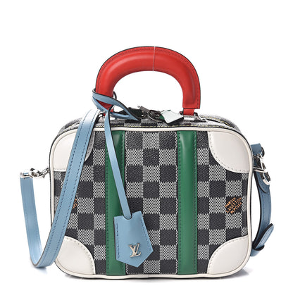 Louis Vuitton Damier Valisette BB Black White 2 of 10