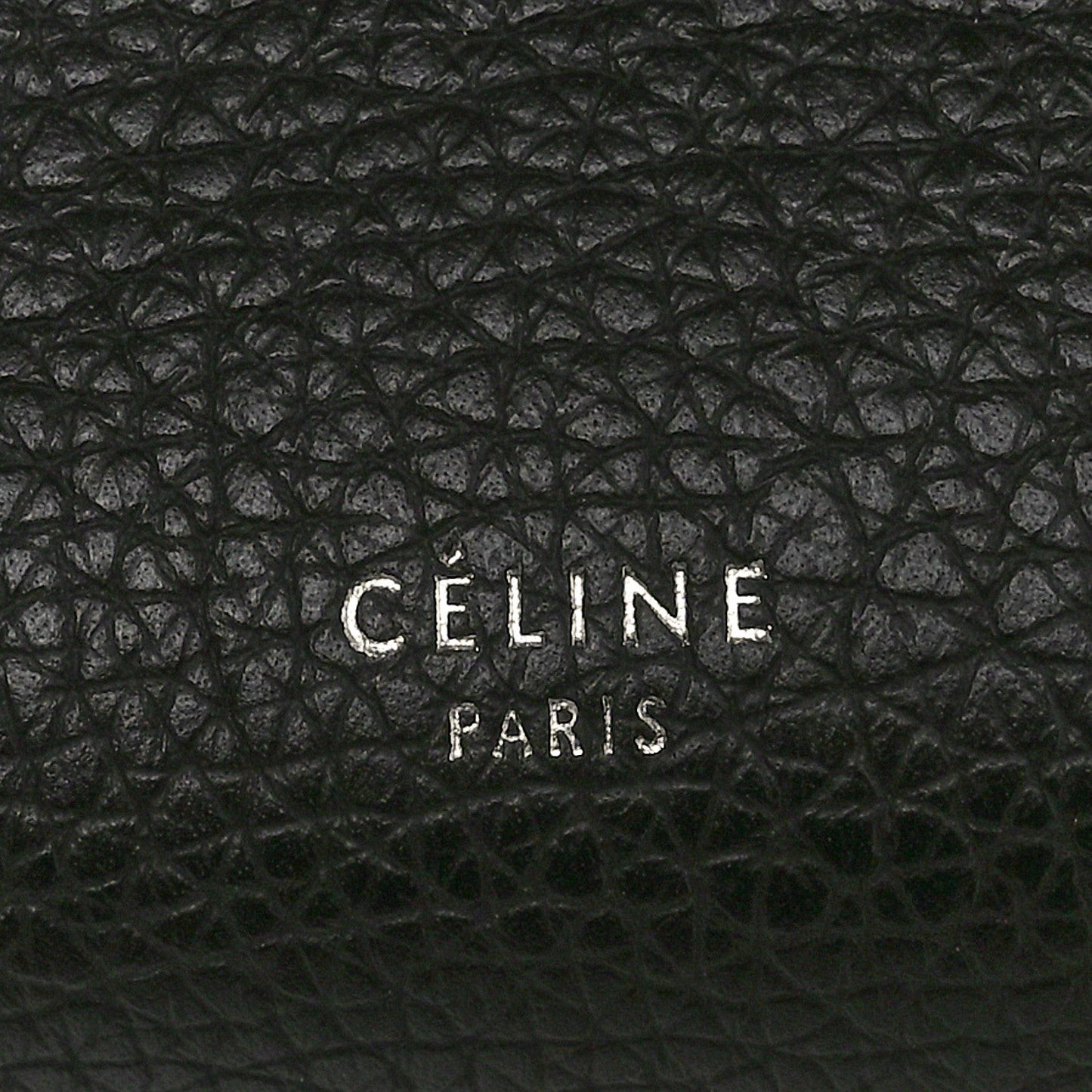 Supple Grained Calfskin Small Big Bag Black