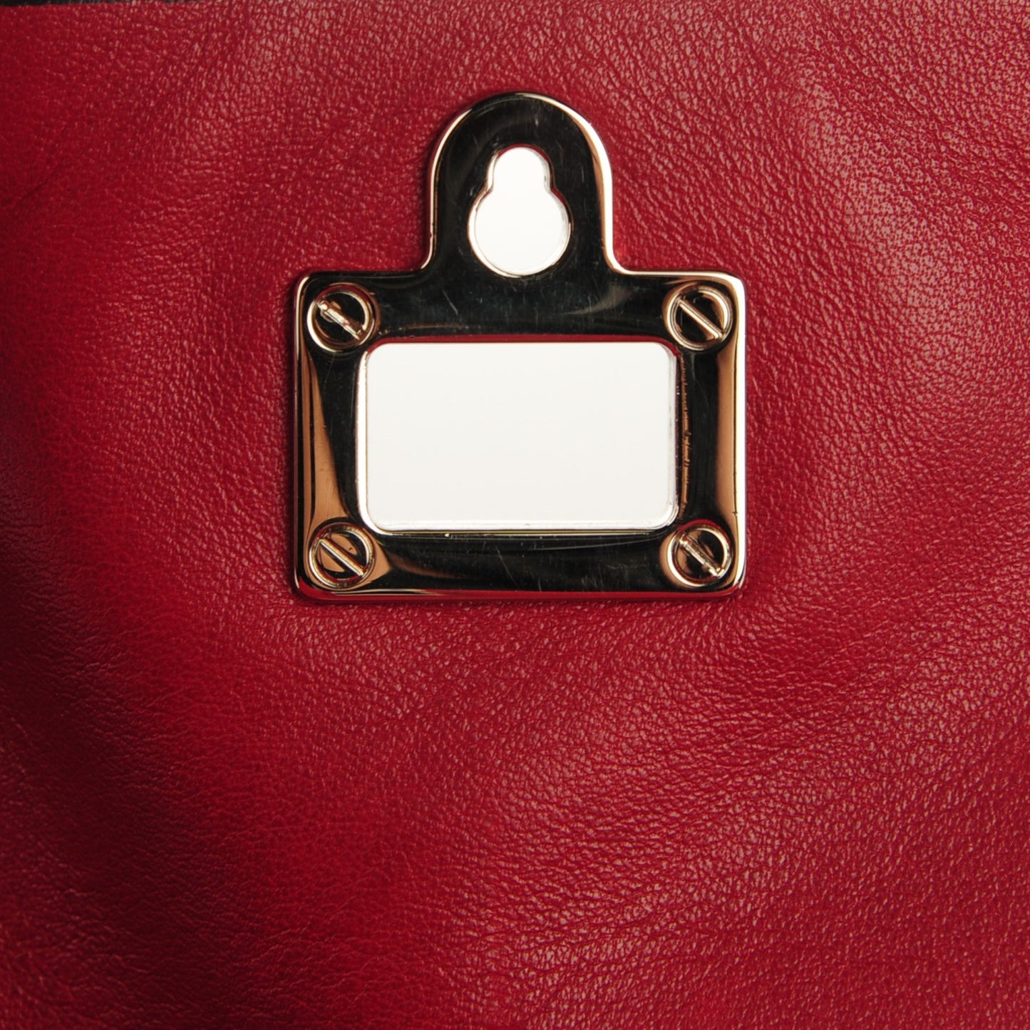 Calfskin Double Sided PS Courier Bag Poppy Chianti