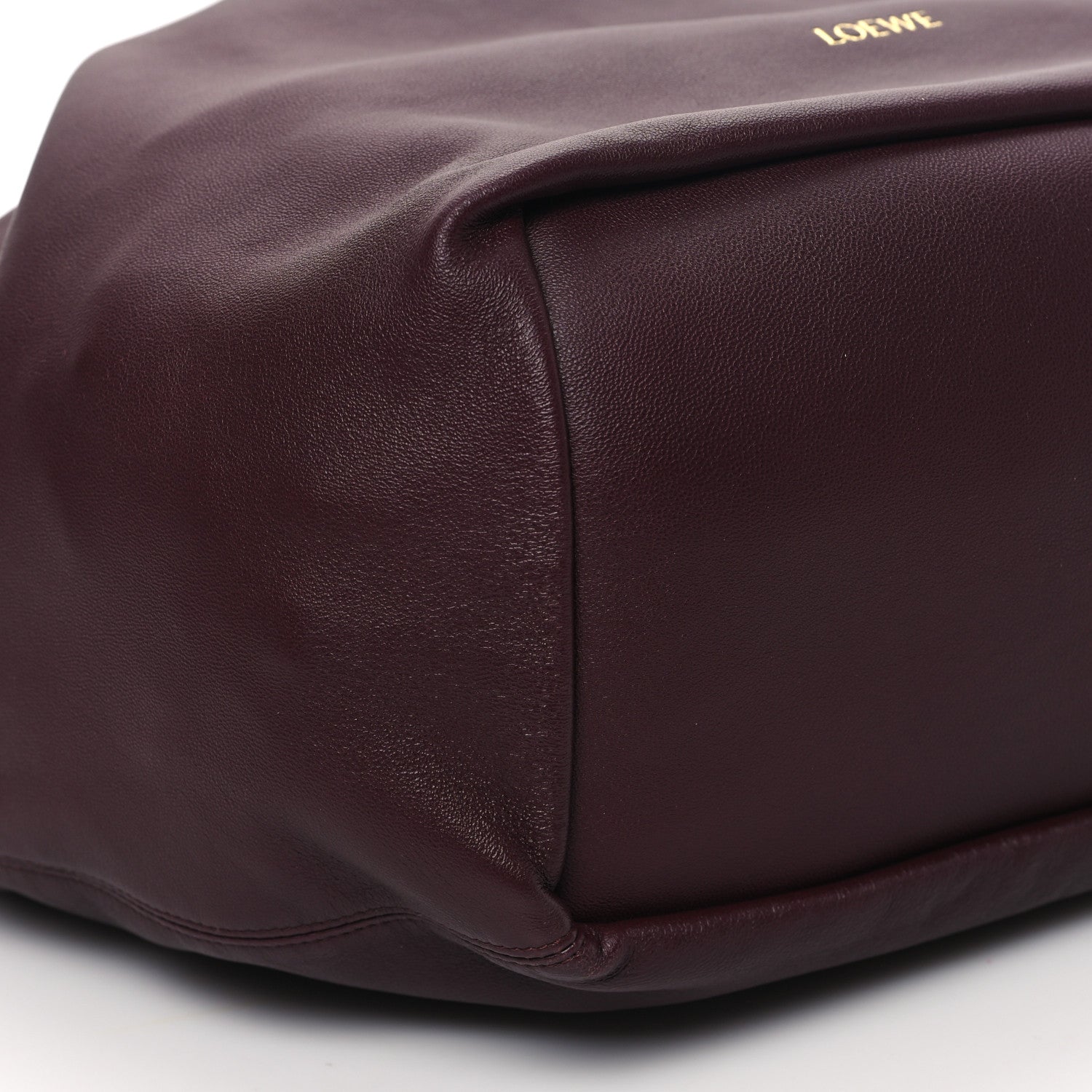 Loewe Buttery Nappa Lambskin Medium Squeeze Bag Dark Burgundy 8 of 10