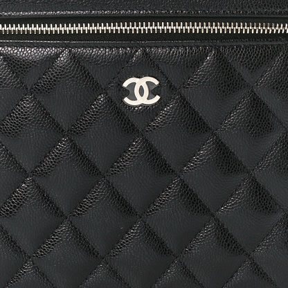 Chanel Caviar Quilted Large Vanity Pouch Black 8 of 11