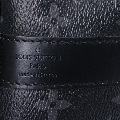 Louis Vuitton Monogram Eclipse Keepall Bandouliere 45  Black 5 of 8