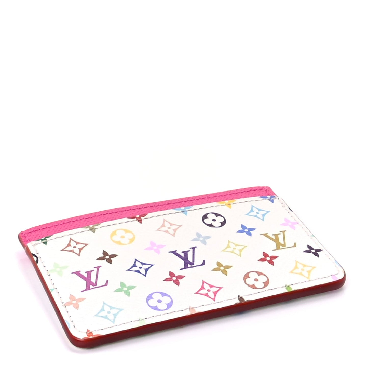 LV X TM Monogram Multicolor Card Holder Kawaii Pink