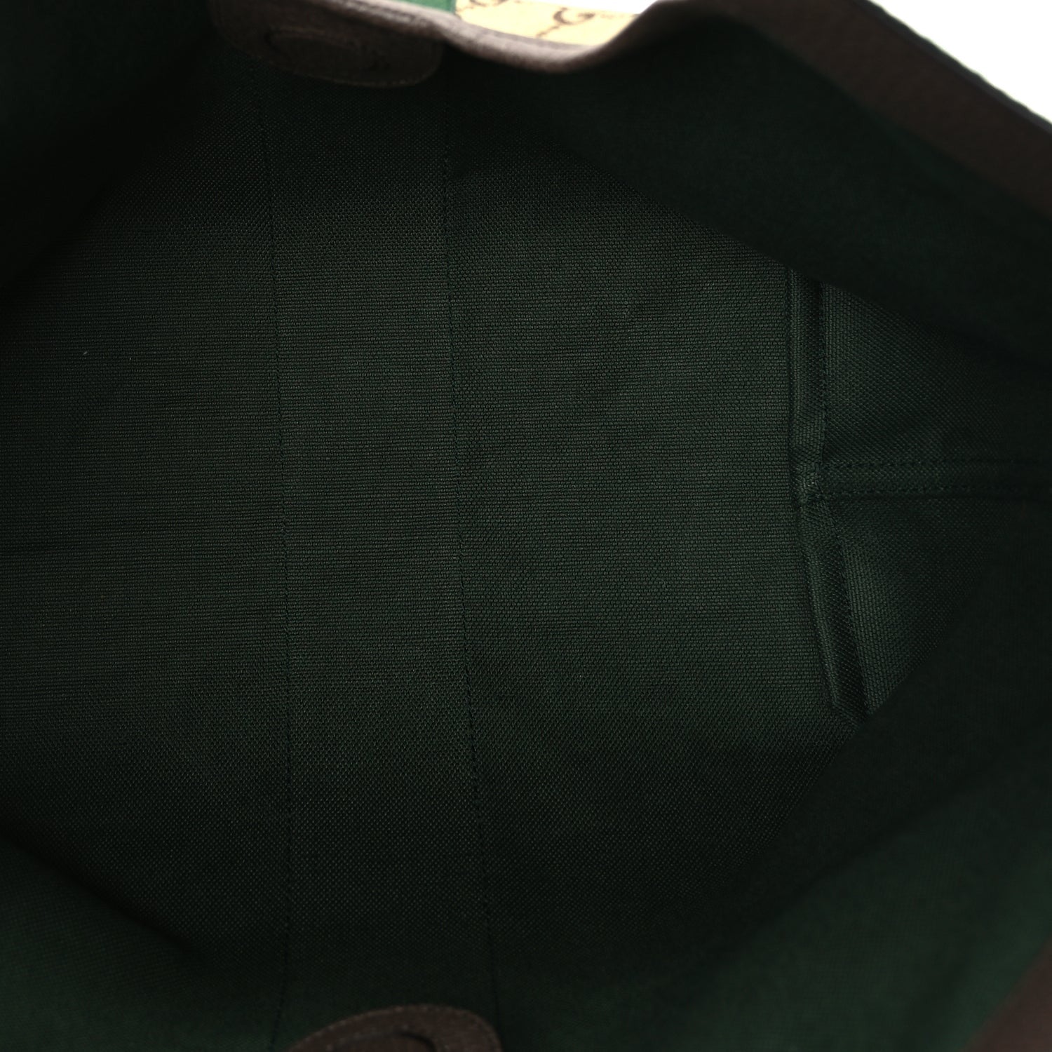 Gucci Monogram Web Small Giglio Tote Beige  Dark Brown 6 of 11