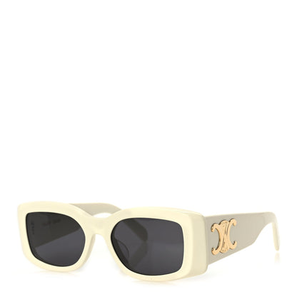 Celine Acetate Triomphe XL 01 Sunglasses CL40282U Ivory 1 of 7