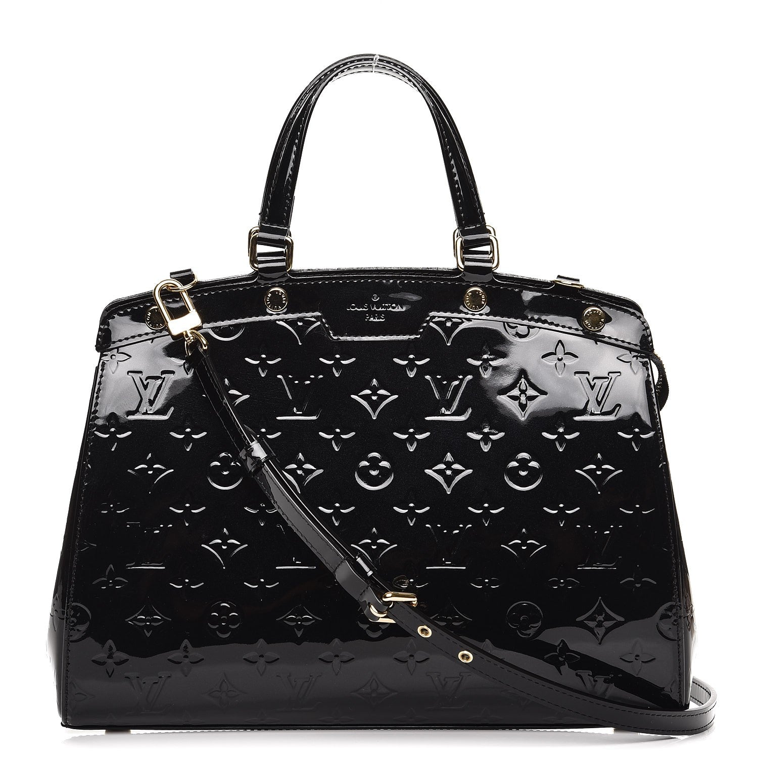 Louis Vuitton Vernis Brea MM Black 1 of 9