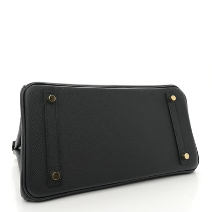 Hermes Epsom BIRKIN 30 Black 4 of 12