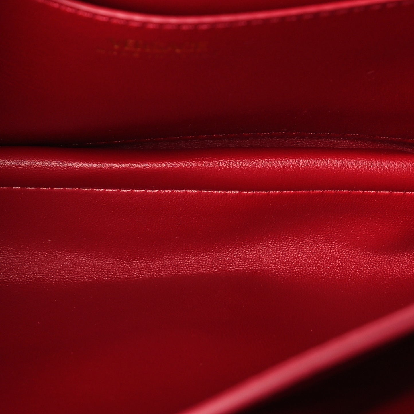 Lambskin Kleio Shoulder Bag Lipstick Red
