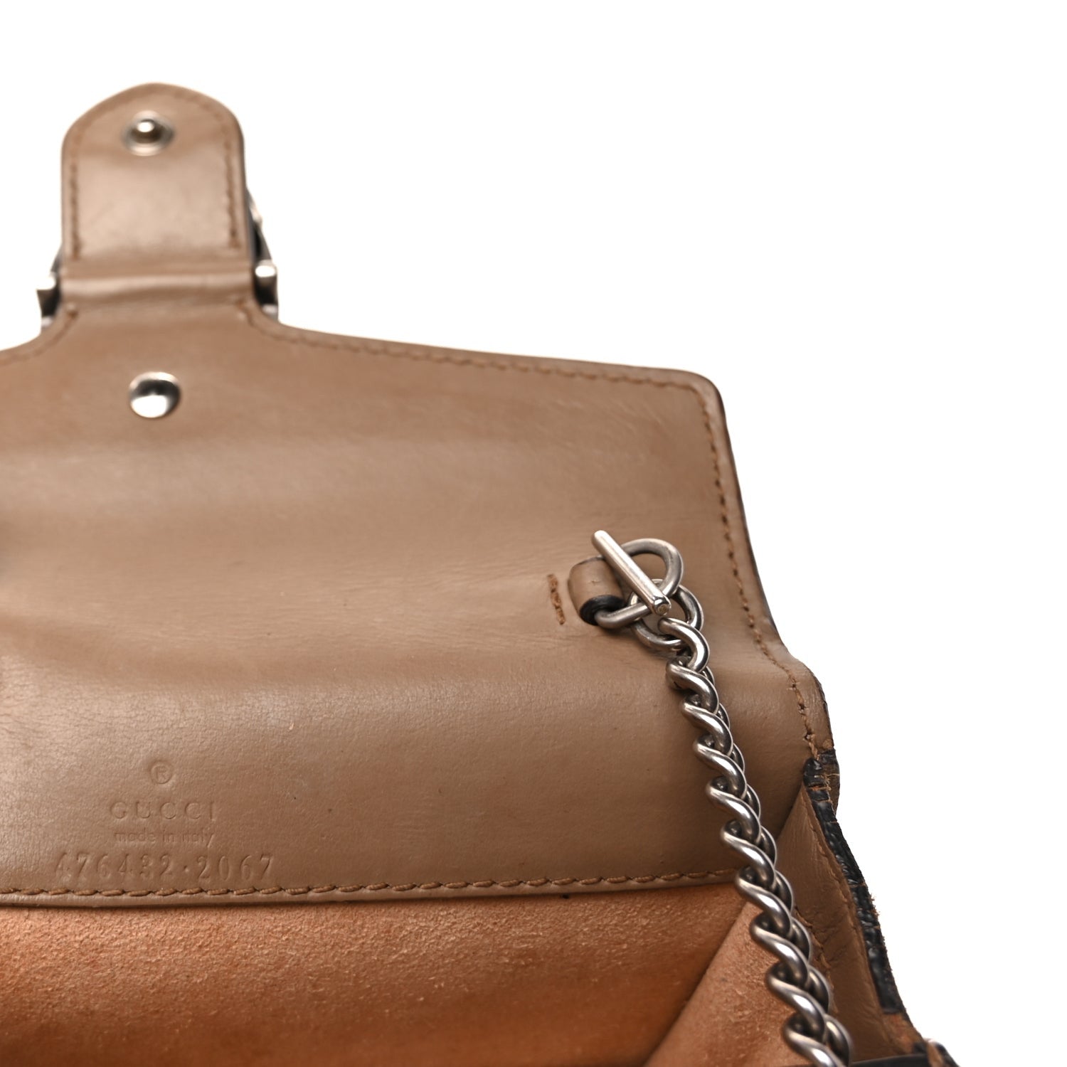 Gucci GG Supreme Monogram Super Mini Dionysus Shoulder Bag Taupe 5 of 8