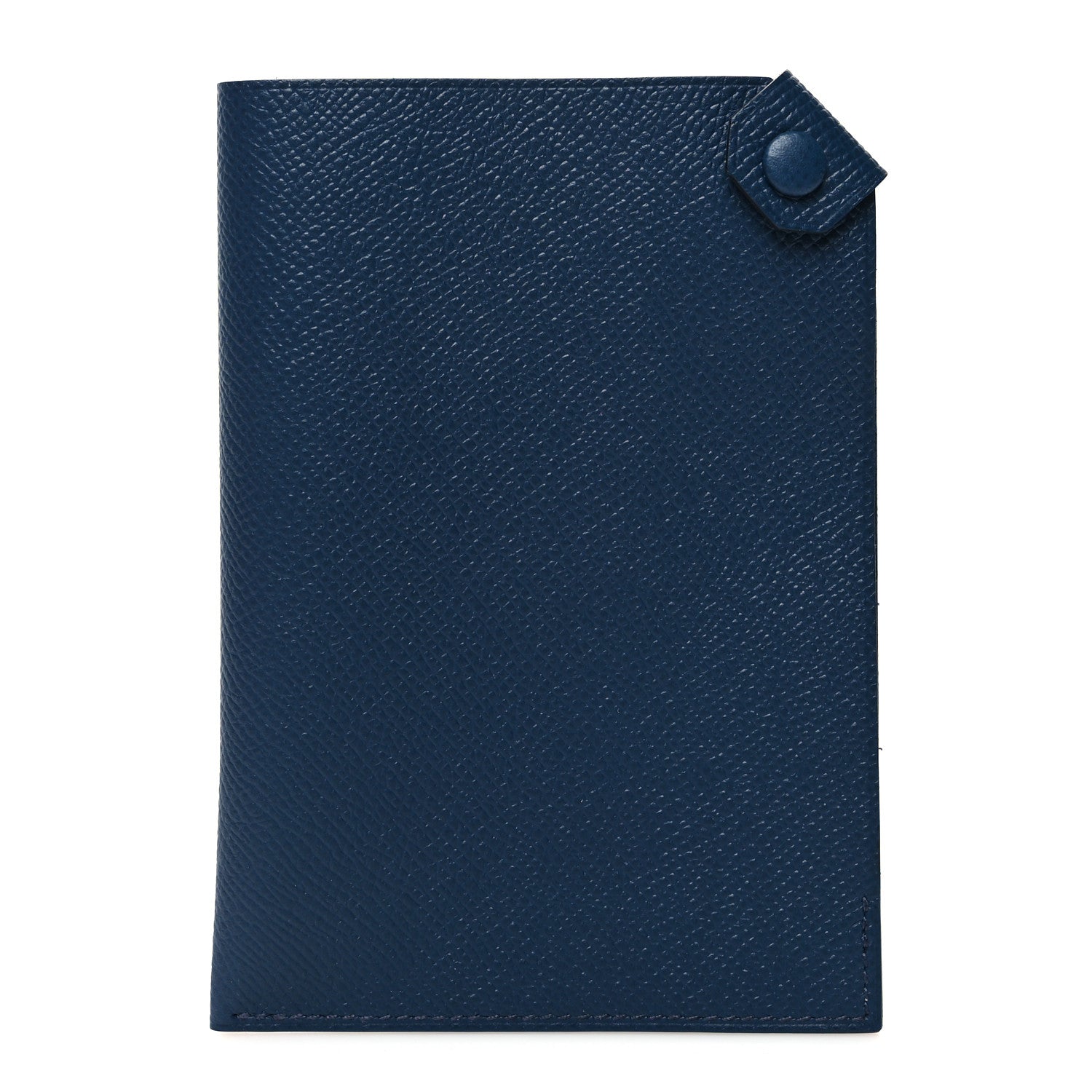 Hermes Epsom Tarmac PM Passport Holder Bleu Indigo 1 of 7