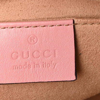 Gucci Calfskin Matelasse Small GG Marmont Chain Shoulder Bag Wild Rose 5 of 8