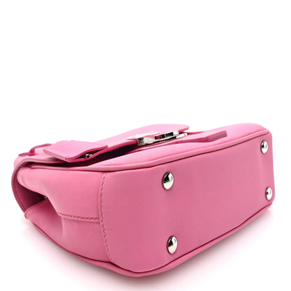 Burberry Trench Calfskin Small DK88 Top Handle Bag Rose Pink 4 of 7