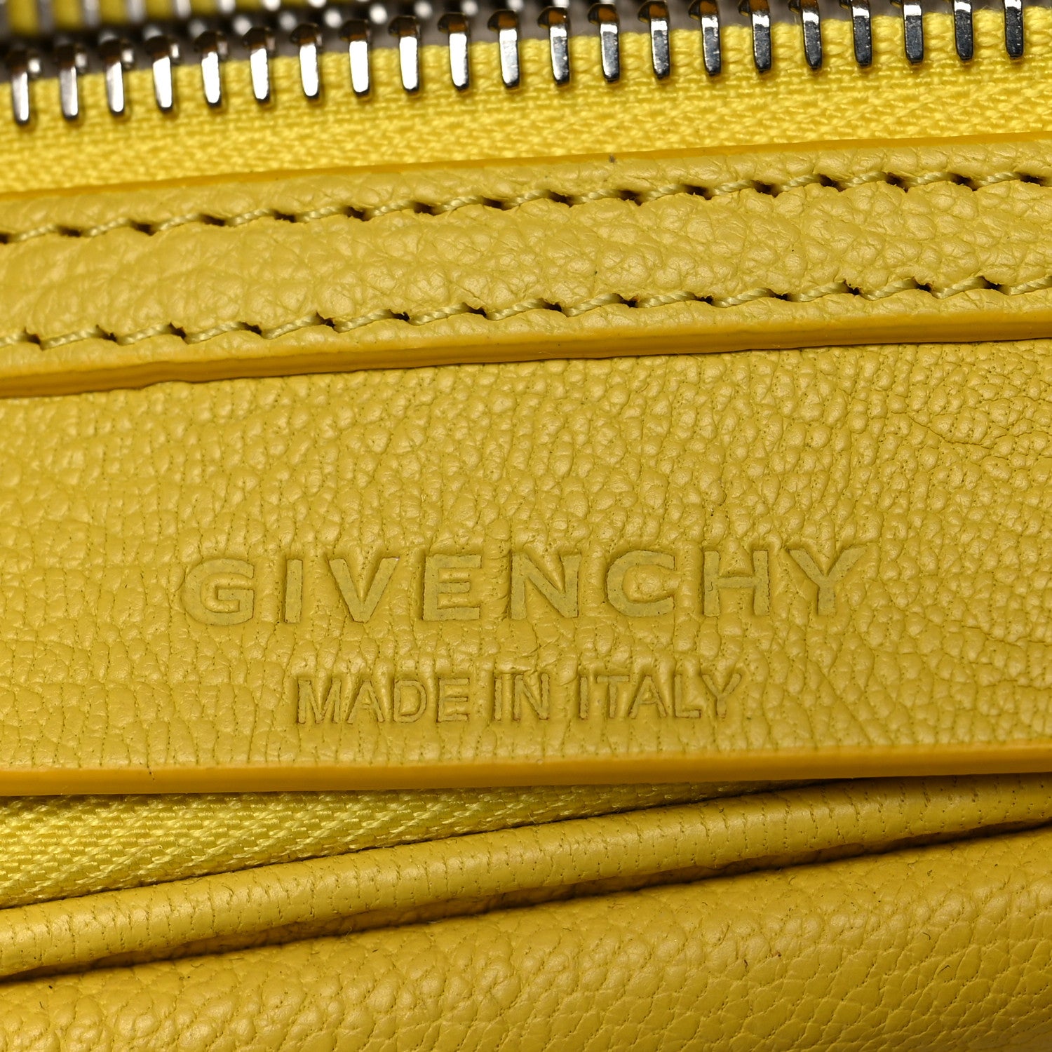 Givenchy Sugar Goatskin Mini Antigona Yellow 6 of 12