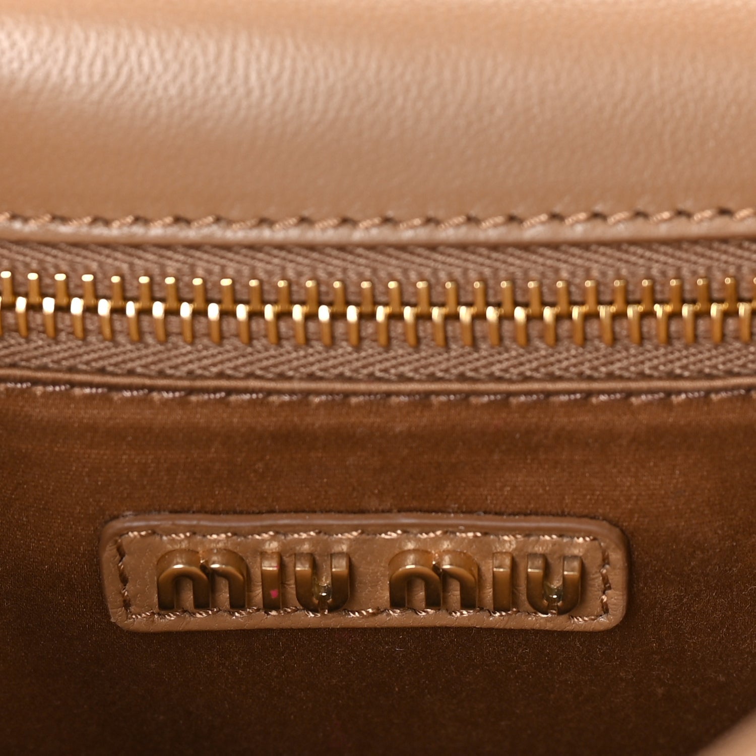 Miu Miu Shearling Flap Shoulder Bag  Brown 5 of 7