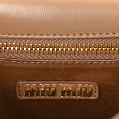 Miu Miu Shearling Flap Shoulder Bag  Brown 5 of 7