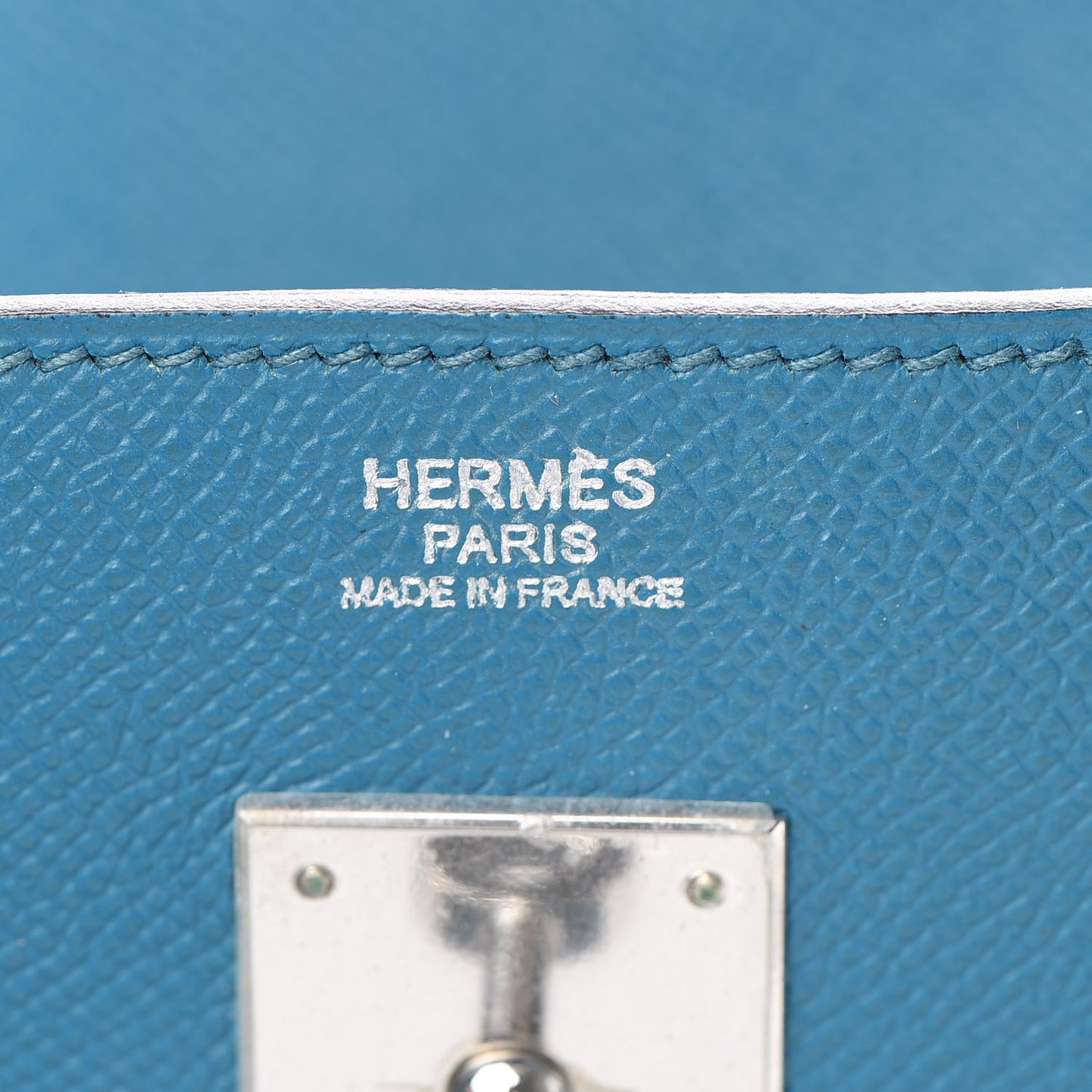 Epsom Birkin 30 Bleu Izmir