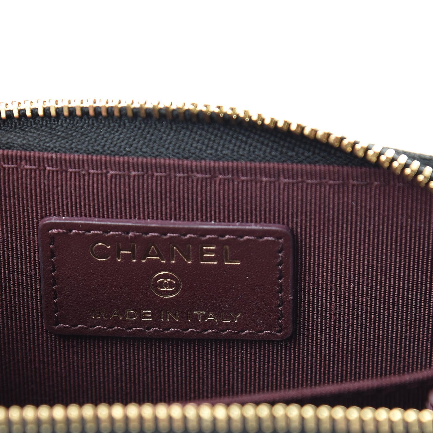 Chanel Caviar Quilted Zip Coin Purse Black 6 of 9